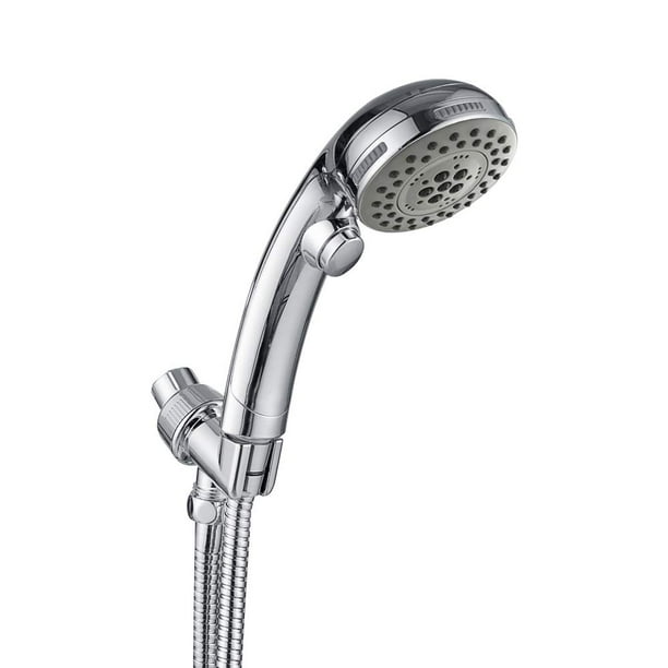 HOMELODY High Pressure 5-Setting Handheld Shower Head with ON OFF Pause Switch US cUPC Certific Bathroom Water Saving Hand Held Showerhead with Hose Chrome Finish Bracket HOMELODY High Pressure 5-Setting Handheld Shower Head with ON OFF Pause Switch US cUPC Certific Bathroom Water Saving Hand Held Showerhead with Hose Chrome Finish Bracket